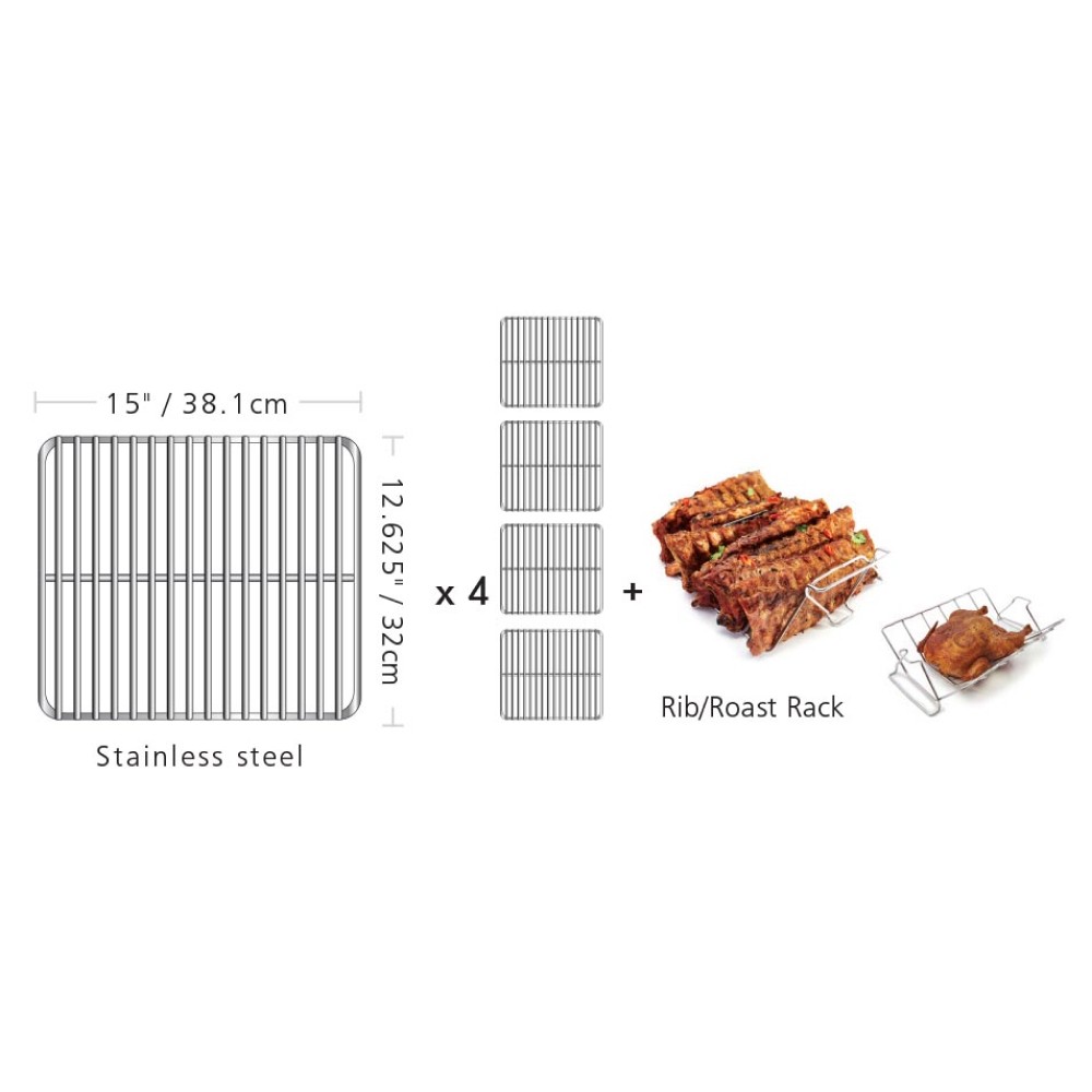 Вертикальна вугільна коптильня Broil King 923610